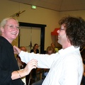 Miranda van Kralingen met dirigent Erik de Waard