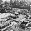 De bouw van het pand van Albert Heijn, dat later werd uitgebreid naar WC Blokhuis. Met heus parkeerdek. Later weer  vervangen.
