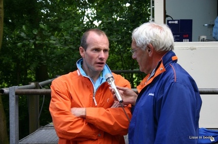 Henk Angenent bij de "Tour de Lisse"