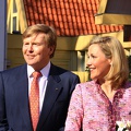 Koning Willem Alexander en premier van Duitsland en echtgenote