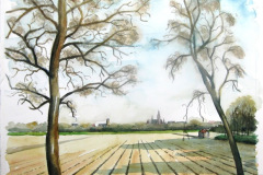 15_aanzicht_Lisse_in_de_Winter_vanaf_van_Lynden_weg
