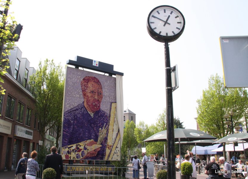 Vincent van Gogh zelfprotret als mozaïek